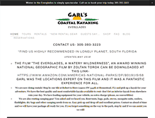 Tablet Screenshot of garlscoastalkayaking.com